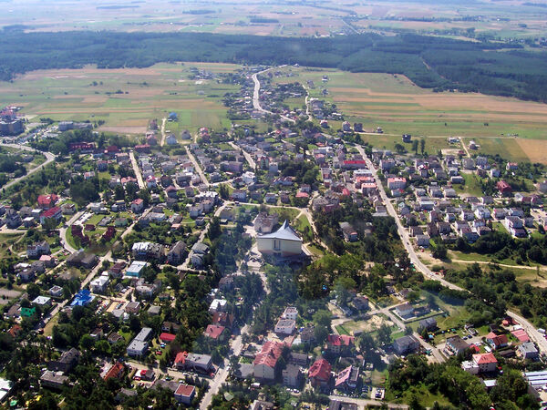Jastrzębia Góra — widok z lotu ptaka